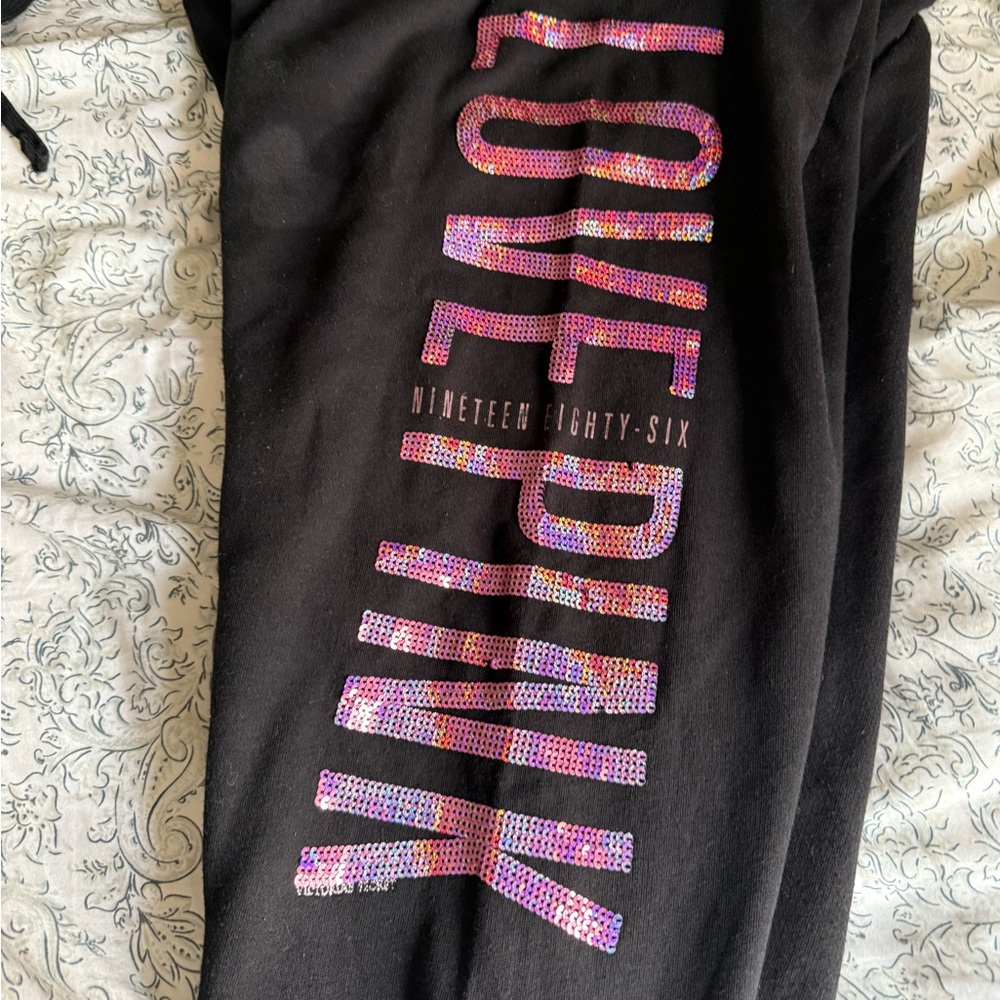 VS PINK Pink Sequin sweatpants